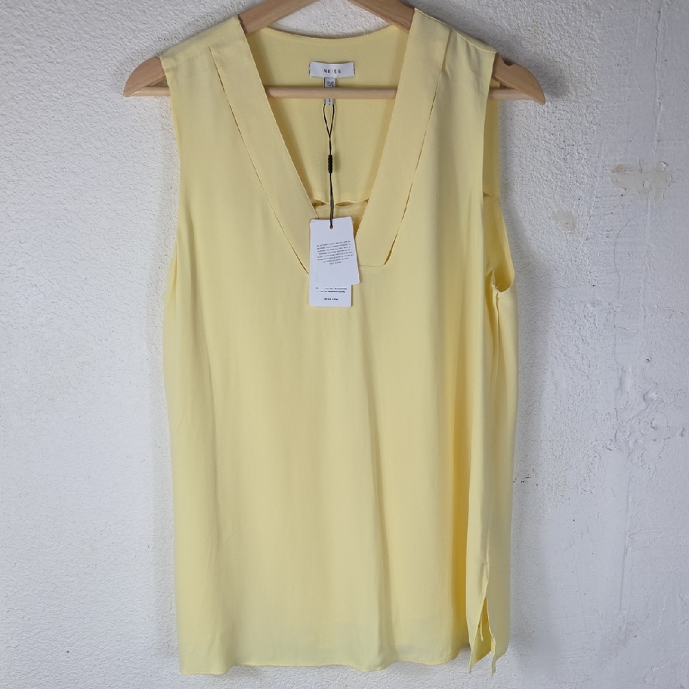 Reiss Bruna V Neck Layering Top